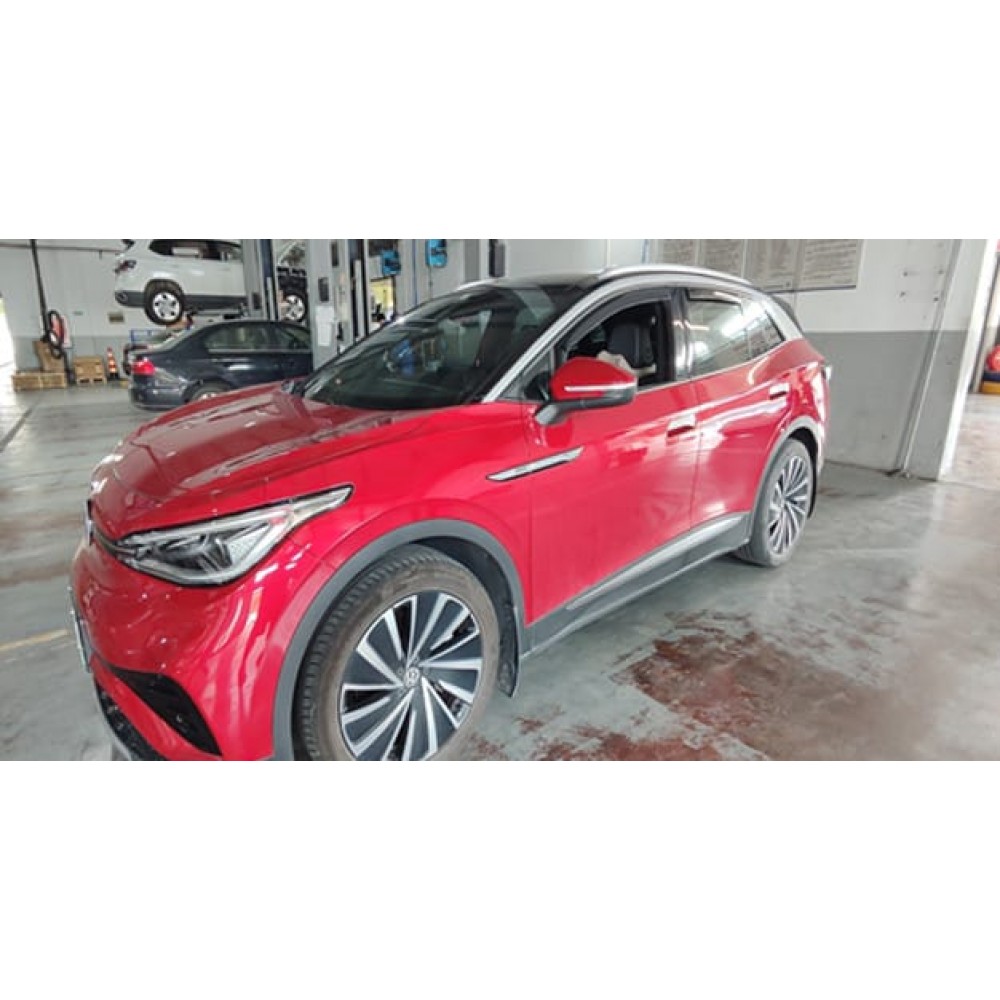 Дефлектори вікон (вітровики) для Volkswagen ID.4 2021+ ВСТАВНІ (HAWK)