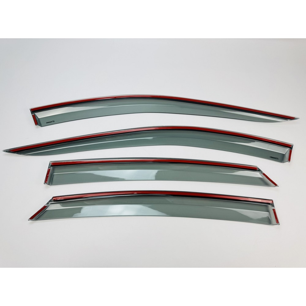 Дефлекторы окон (ветровики) для HONDA e:NP2 / e:NS2 2024- (HAWK)