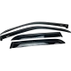 Дефлекторы окон (ветровики) для  Honda CR-V 2002-2006 накладные (DEFL)