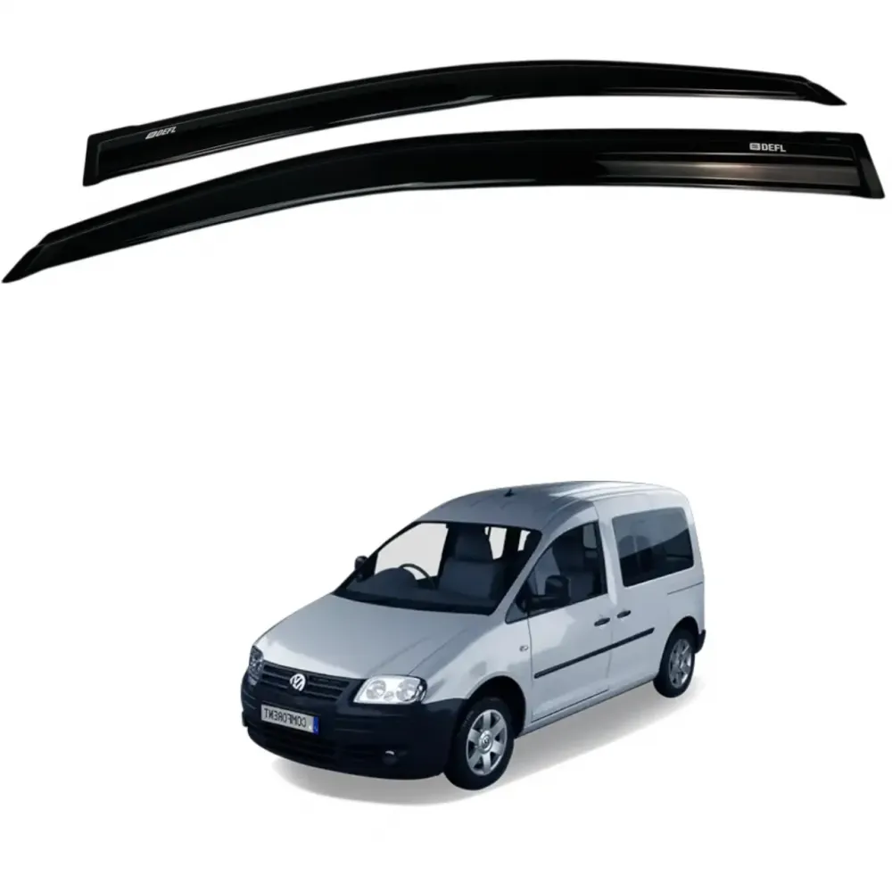 Дефлекторы окон (ветровики) до Volkswagen CADDY 2D 2004-2015 Sport style (Defl)