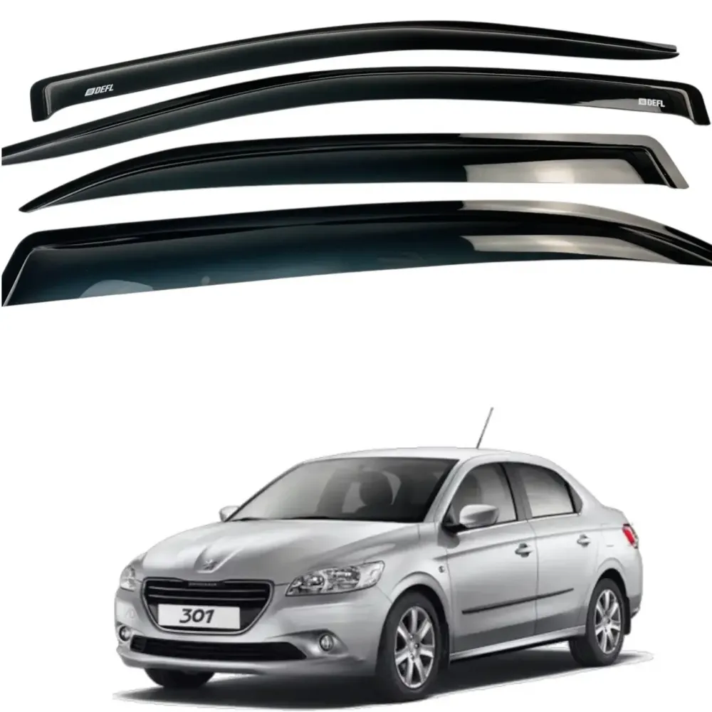 Дефлектори вікон (вітровики) до Citroen C-ELYESEE / PEUGEOT 301 2013- (Defl)