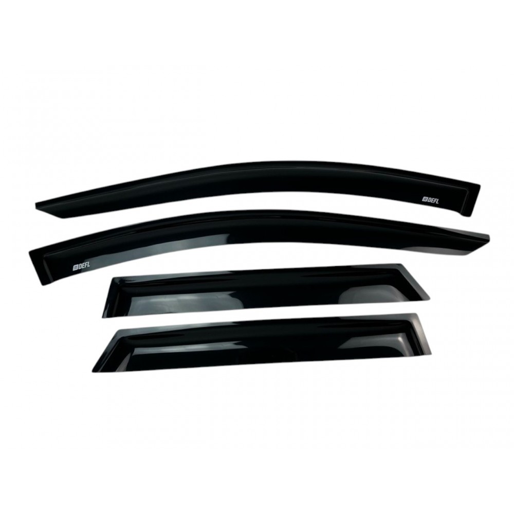 Дефлектори вікон (вітровики) до Renault Duster ll 2018-2025 4шт (Defl Lux)