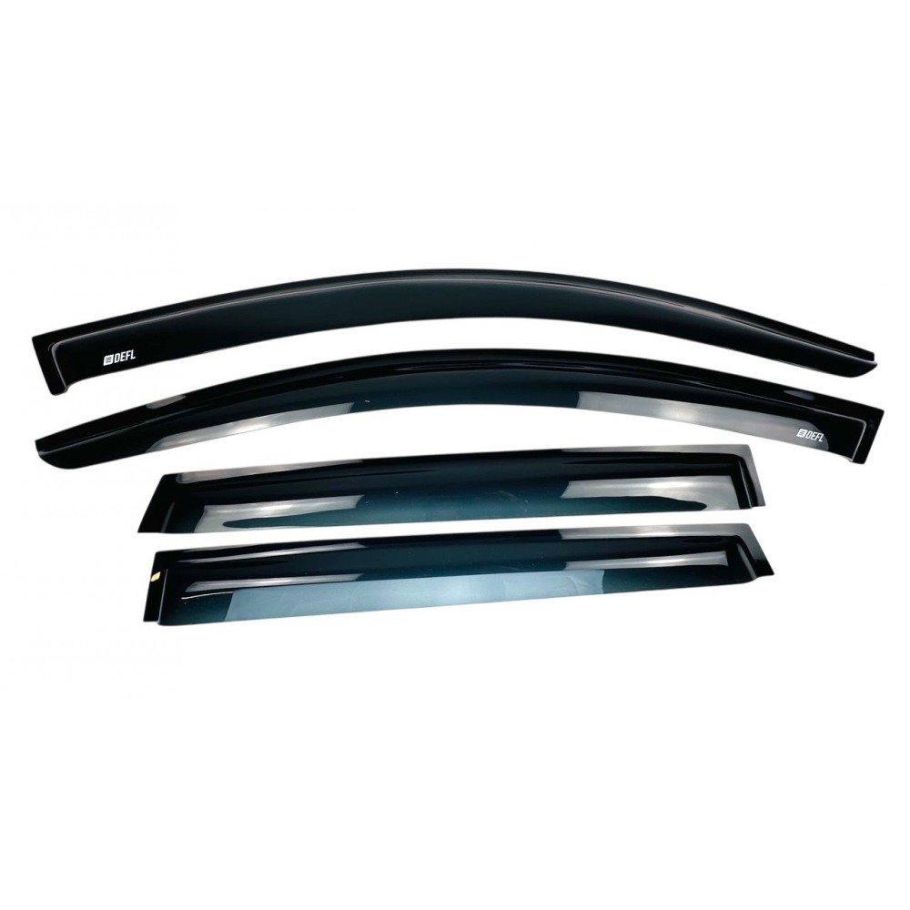 Дефлекторы окон (ветровики) для Volkswagen Golf 5/6 2003-2012 combi 4шт (Defl Lux)