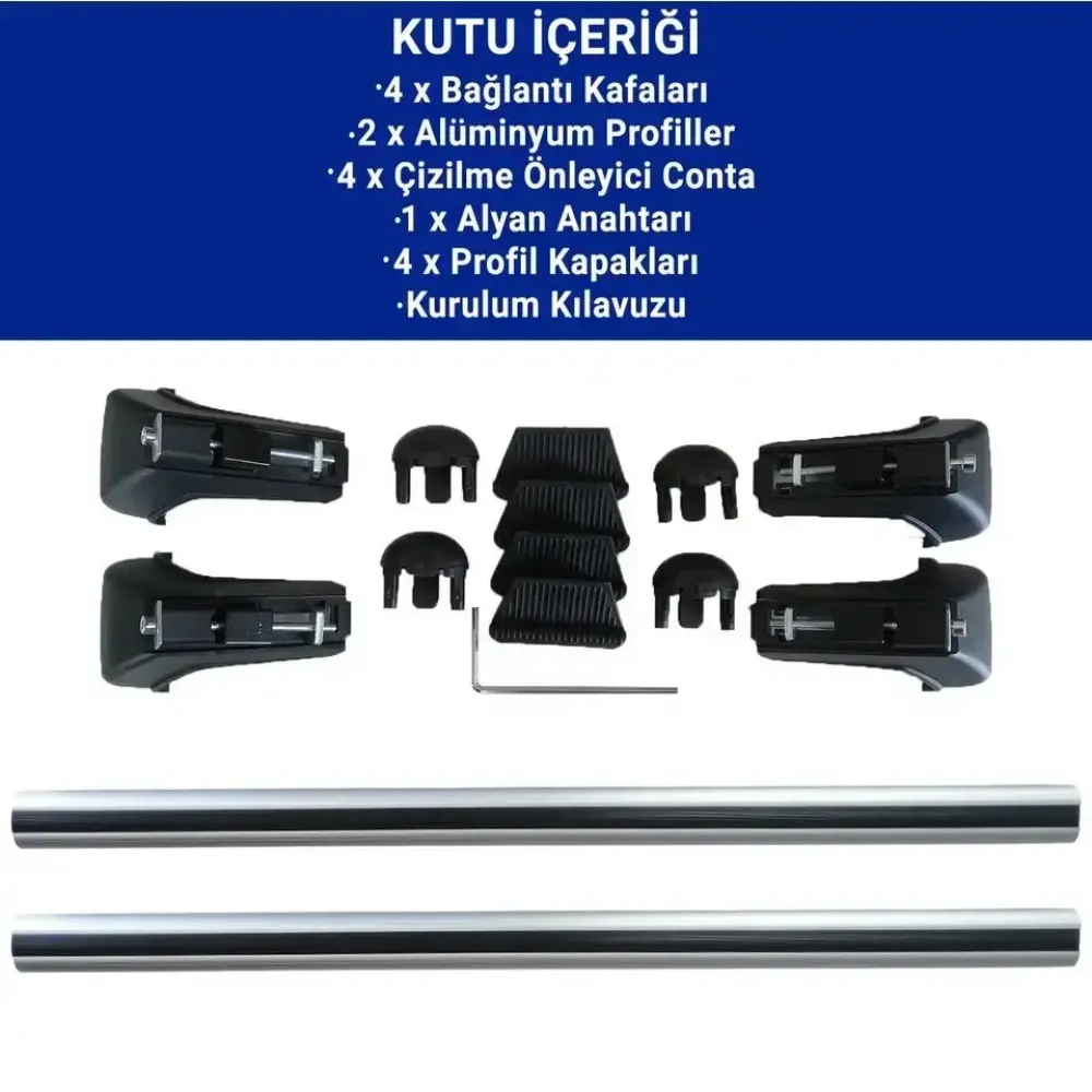 Перемичка стандартная на рейлинги Venus Grey 138.5 см