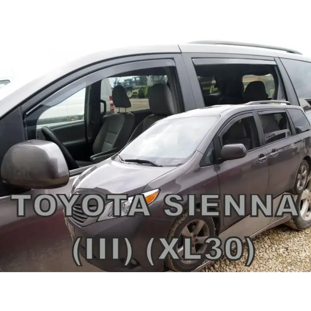Вітровики Toyota Sienna III 2010+ Heko