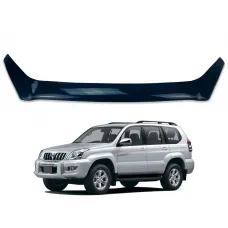 Дефлектор капота (мухобойка) для Toyota Land Cruiser 120 Pradо (без клик) 2003-2010 (Defl)