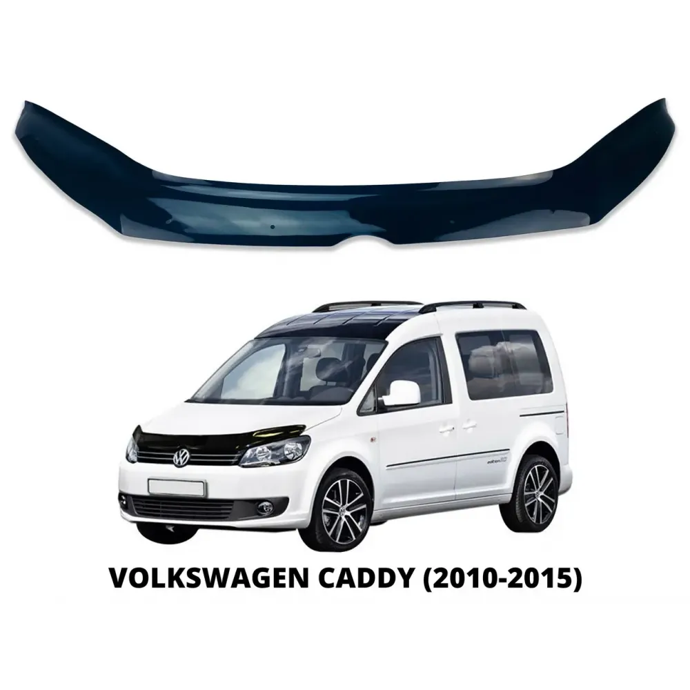 Дефлектор капота (мухобойка) для Volkswagen Caddy 2010-2016 /Touran (Defl)