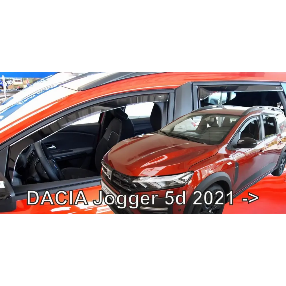 Дефлекторы окон (ветровики) Dacia JOGGER 2021+ Heko Renault (вставні, кт - 4шт)