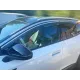 Дефлекторы окон (ветровики) для Volkswagen ID.4 2021+ c нерж. хром полоской (HAWK)