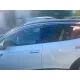 Дефлекторы окон (ветровики) для Volkswagen ID.4 2021+ c нерж. хром полоской (HAWK)