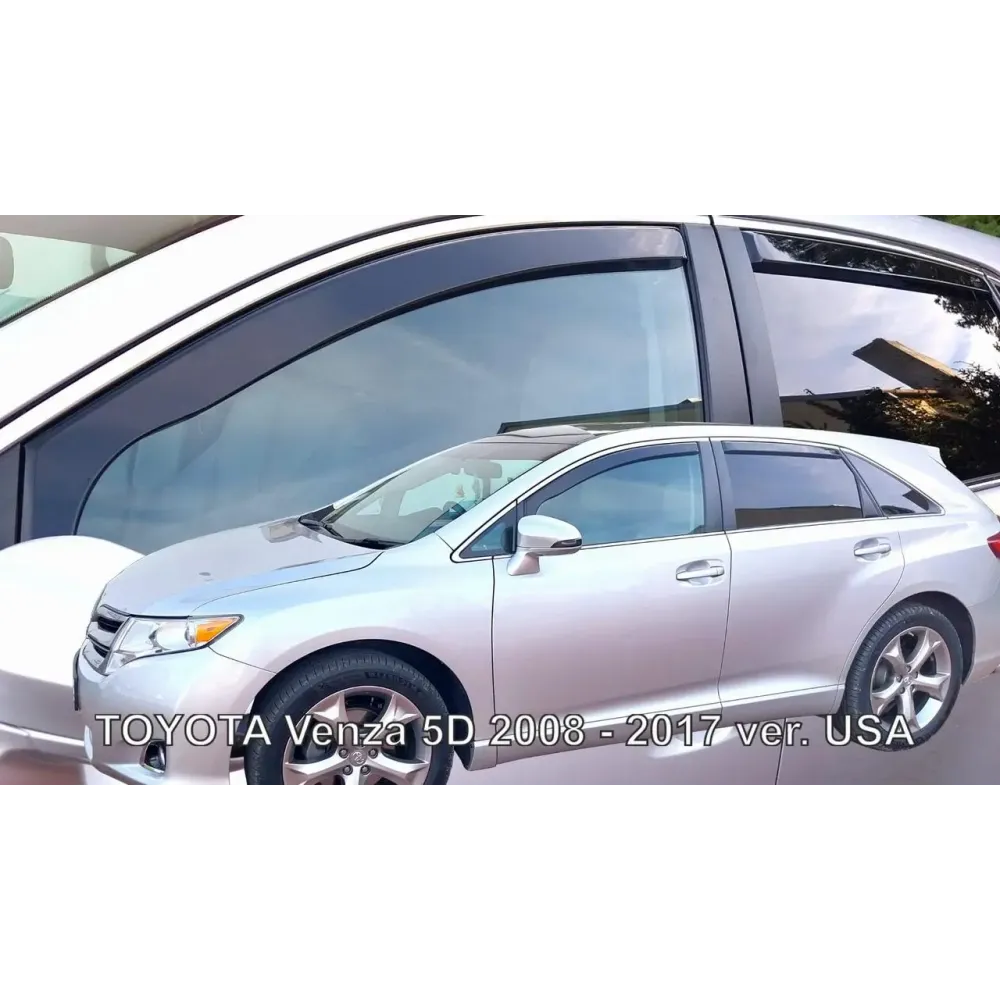 Дефлекторы окон (ветровики) Toyota Venza 2008-2017 USA Heko (вставні, кт - 4шт)
