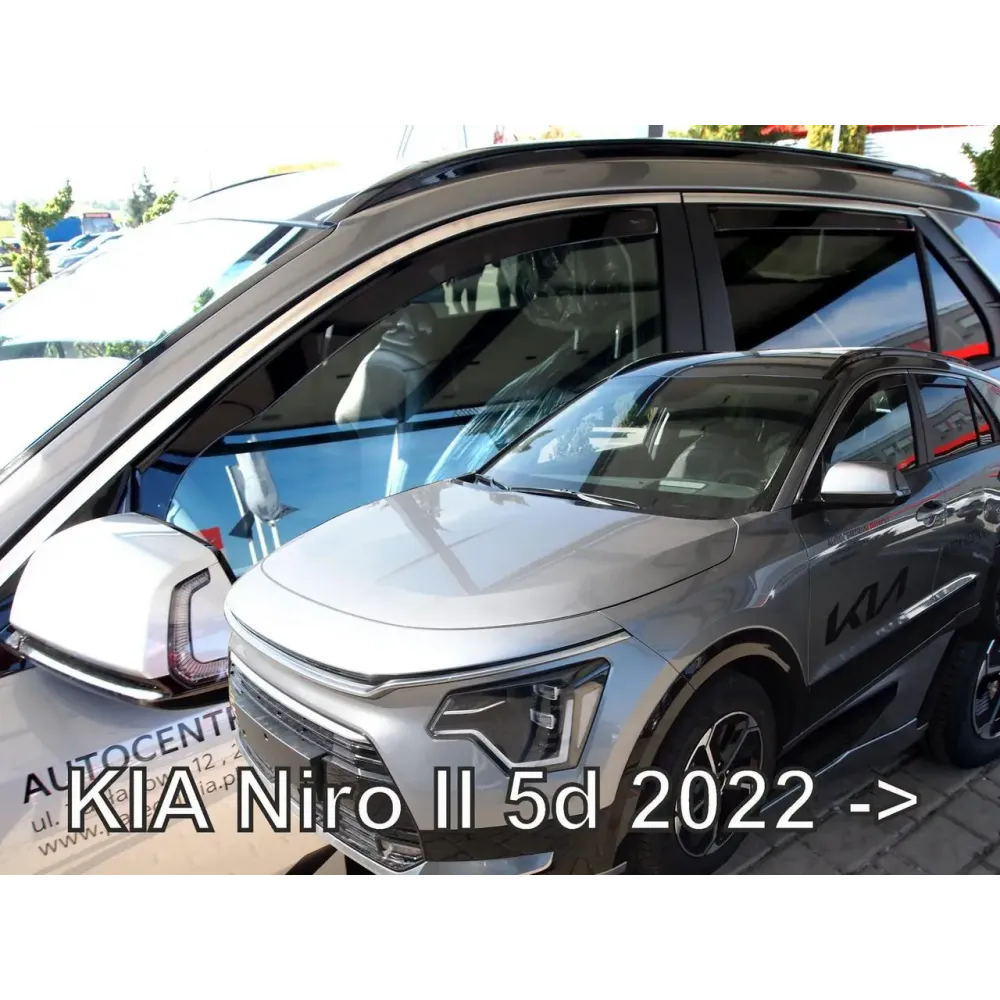 Дефлектори вікон (вітровики) Kia Niro 2022+ Heko