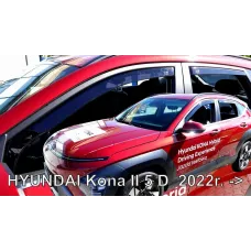 Дефлектори вікон (вітровики) Hyundai Kona 2023+ 5D (LSE)(HEKO)