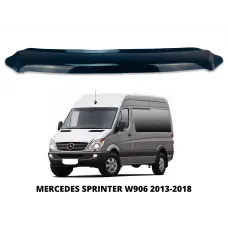 Дефлектор капота (мухобойка) для Mercedes Sprinter 2013-2018 (Defl) коротка
