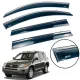 Дефлектори вікон (вітровики) для Toyota RAV-4 2006-2013 з нерж.хром полоскою (DEFL)