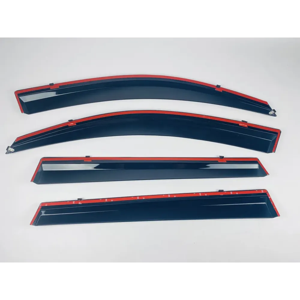 Дефлектори вікон (вітровики) для Toyota RAV-4 2006-2013 з нерж.хром полоскою (DEFL)