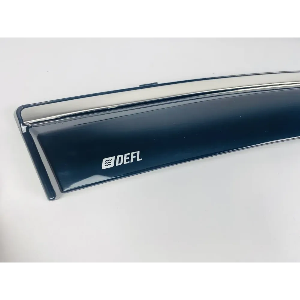 Дефлектори вікон (вітровики) для Toyota RAV-4 2006-2013 з нерж.хром полоскою (DEFL)