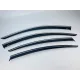 Дефлектори вікон (вітровики) для Volkswagen Passat B8 2015+ з нерж.хром полоскою (DEFL)