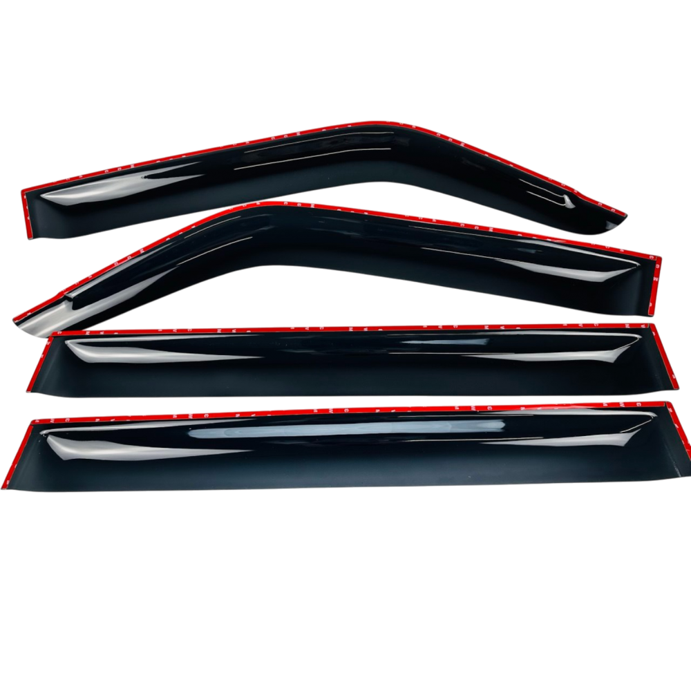 Дефлектори вікон (вітровики) до Mitsubishi Pajero III/IV 2000-2006; 2006+ накладні на скотчі (DEFL)