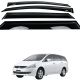 Дефлектори вікон (вітровики) до Mitsubishi GRANDIS 2004-2011   накладні на скотчі (DEFL) 