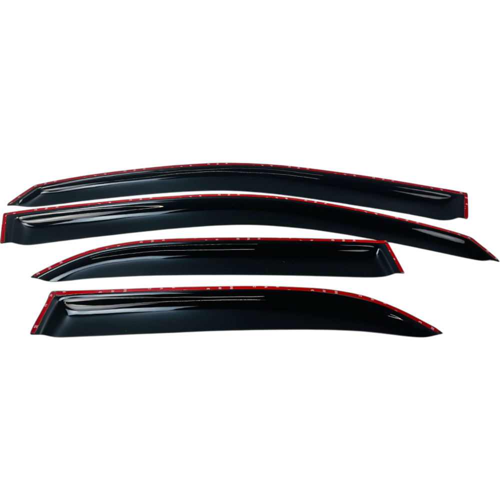 Дефлекторы окон (ветровики) для Mitsubishi Lancer 2003-2007 накладные на скотче (DEFL) 