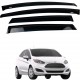 Дефлекторы окон (ветровики) для Ford FIESTA 2008-2016 накладные (DEFL)