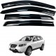 Дефлекторы окон (ветровики) для  Hyundai SANTAFE 2006-2012 накладные (DEFL) 