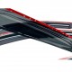 Дефлекторы окон (ветровики) для  Hyundai SANTAFE 2006-2012 накладные (DEFL) 