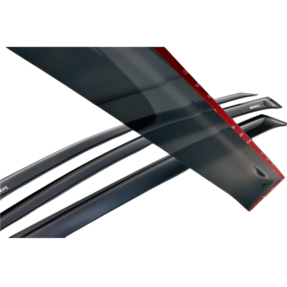 Дефлекторы окон (ветровики) для  SANTA FE 2012-2018 накладные (DEFL)