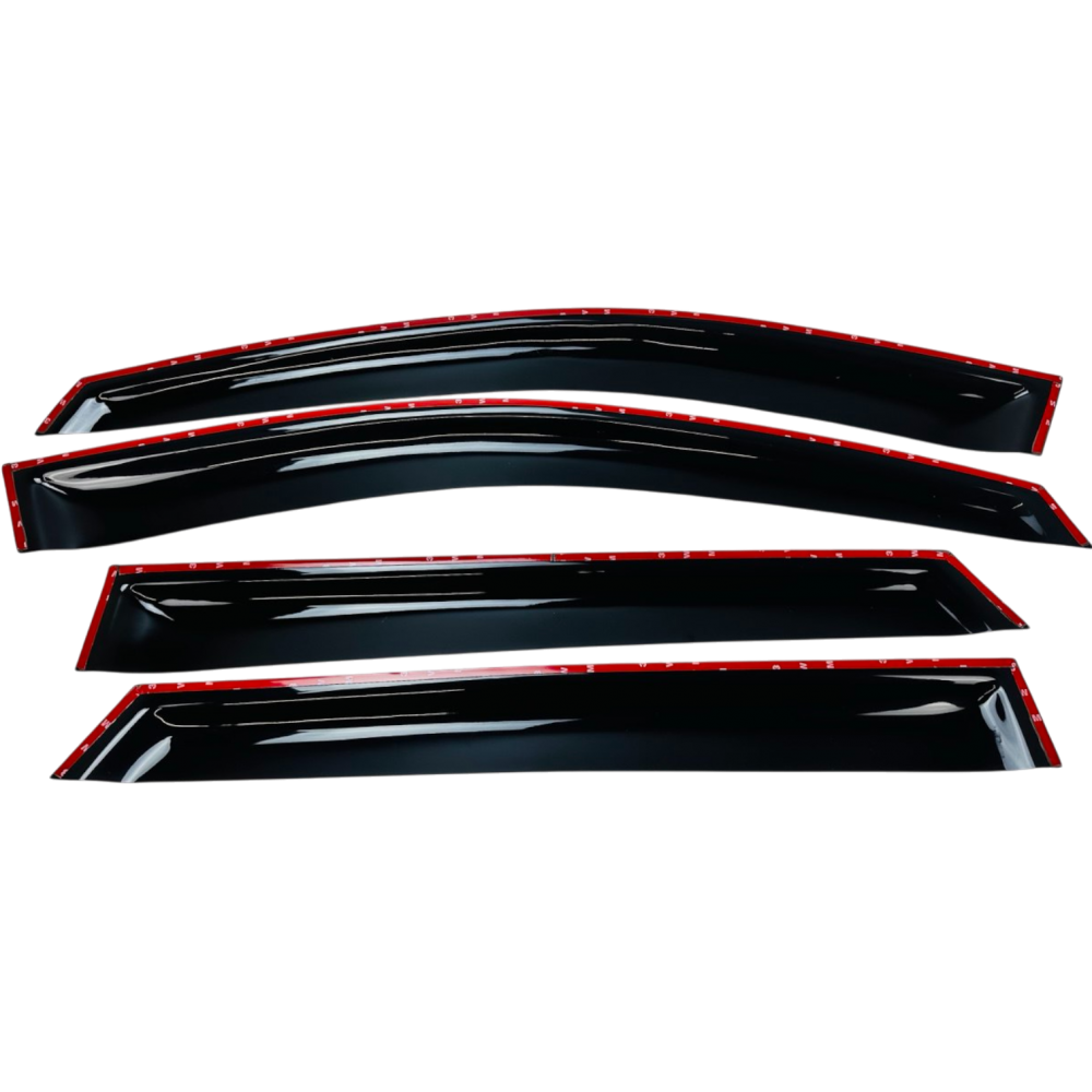 Дефлекторы окон (ветровики) для  SANTA FE 2012-2018 накладные (DEFL)