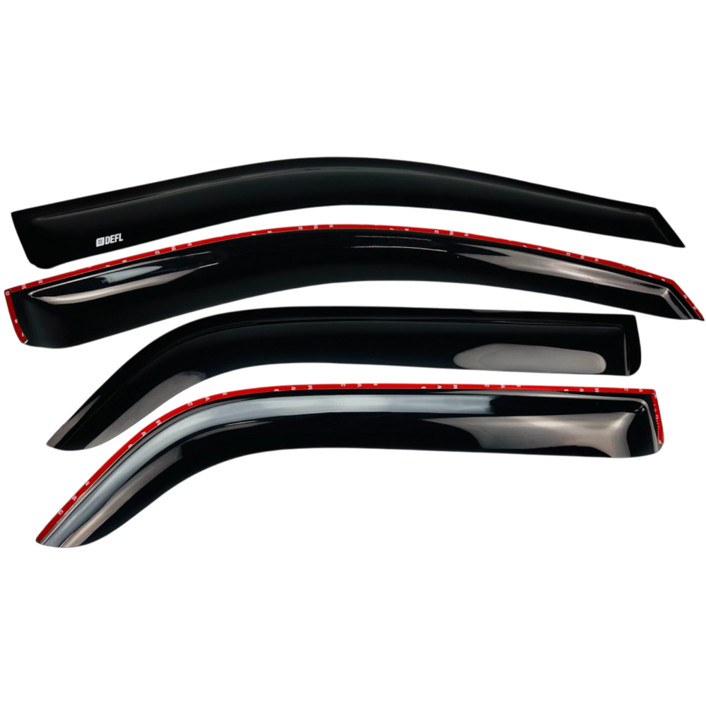 Дефлектори вікон (вітровики) до Kia SPORTAGE 2004-2010 накладні (DEFL)