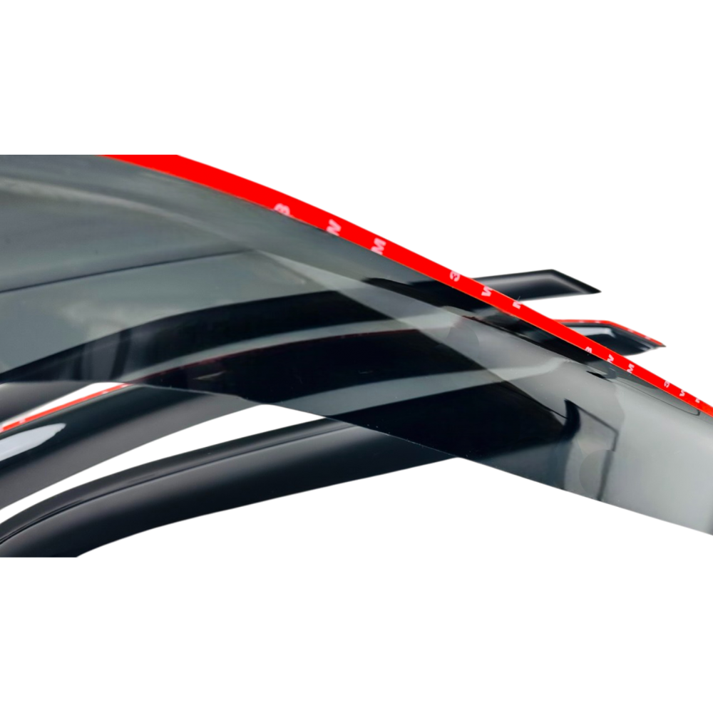 Дефлектори вікон (вітровики) до Kia SPORTAGE 2004-2010 накладні (DEFL)