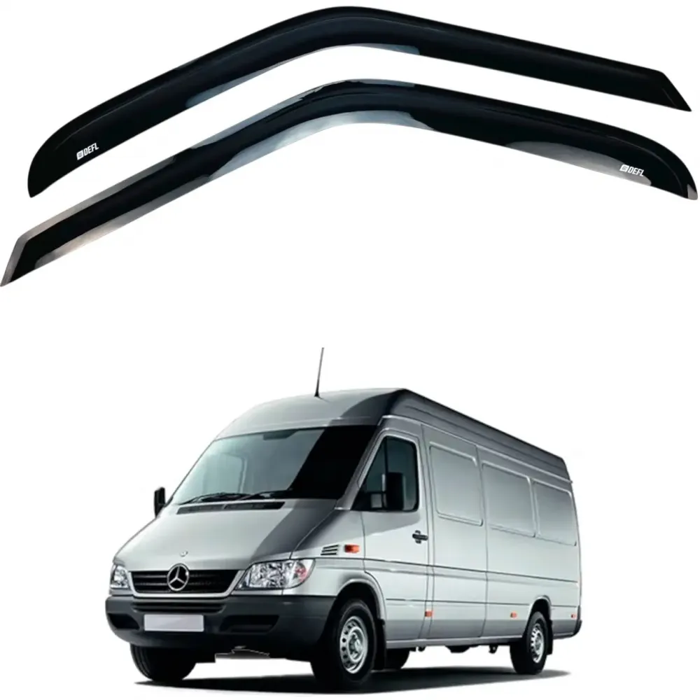 Дефлектори вікон (вітровики) для Mercedes Sprinter 1996-2006 накладні на скотчі (DEFL