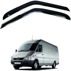 Дефлектори вікон (вітровики) для Mercedes Sprinter 1996-2006 накладні на скотчі (DEFL