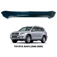 Дефлектор капота (мухобойка) для Toyota RAV-4 2006-2009 (DEFL) КОРОТКА