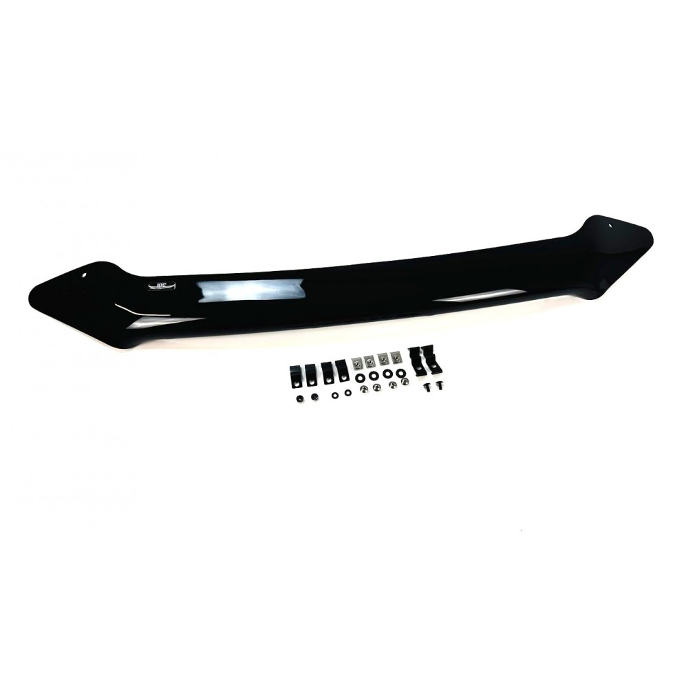 Дефлектор капота (мухобійка) для Mitsubishi Outlander 2009-2012 після рестайлінга коротка HIC