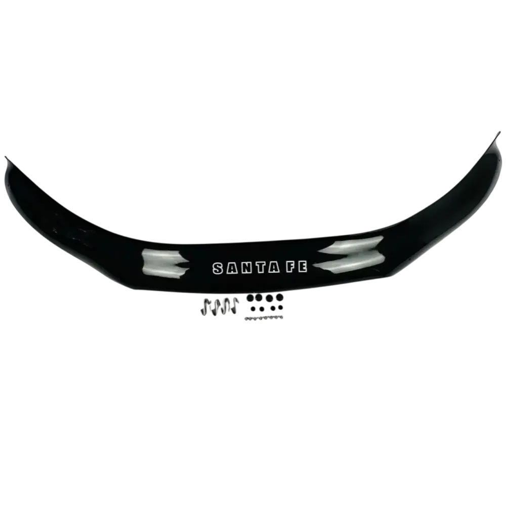 Дефлектор капота (мухобійка) для Hyundai Santa Fe 2007-2012 (ViP)