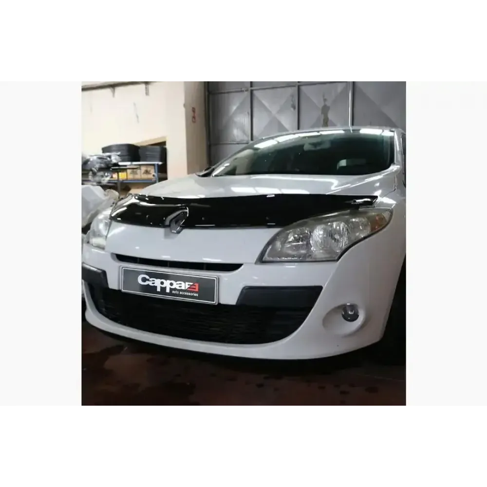 Дефлектор капота (мухобoйка) Renault Megane III 2009-2016 CappaFe