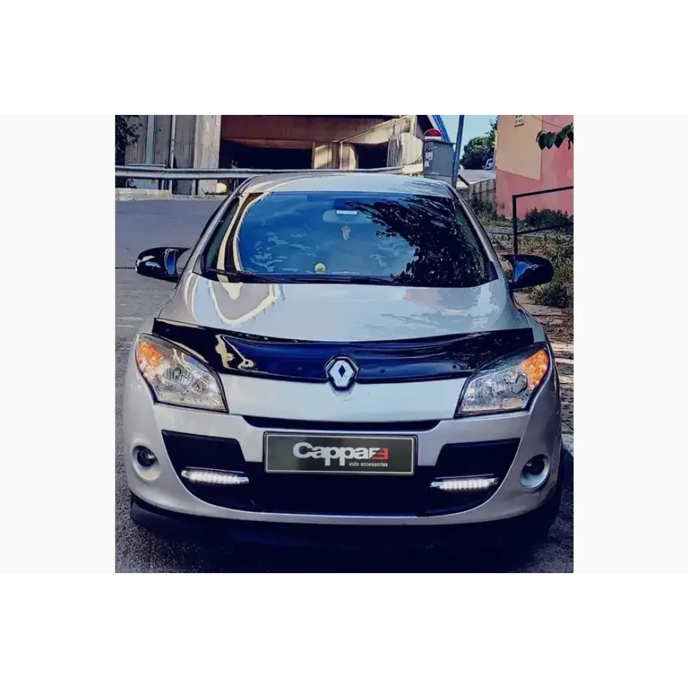 Дефлектор капота (мухобoйка) Renault Megane III 2009-2016 CappaFe