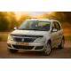Дефлектор капота (мухобойка) для Renault Logan 2005-2014 (CappaFe) /DACIA