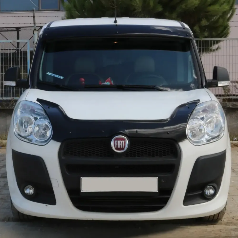 Дефлектор капота (мухобійка) для Fiat Doblo 2010-2015 / Combo 2010-2018 CappaFe