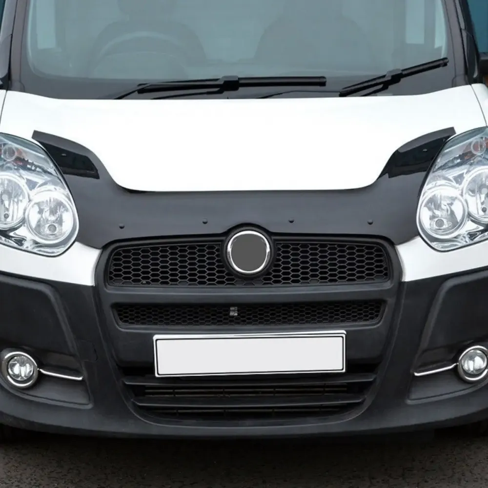 Дефлектор капота (мухобійка) для Fiat Doblo 2010-2015 / Combo 2010-2018 CappaFe