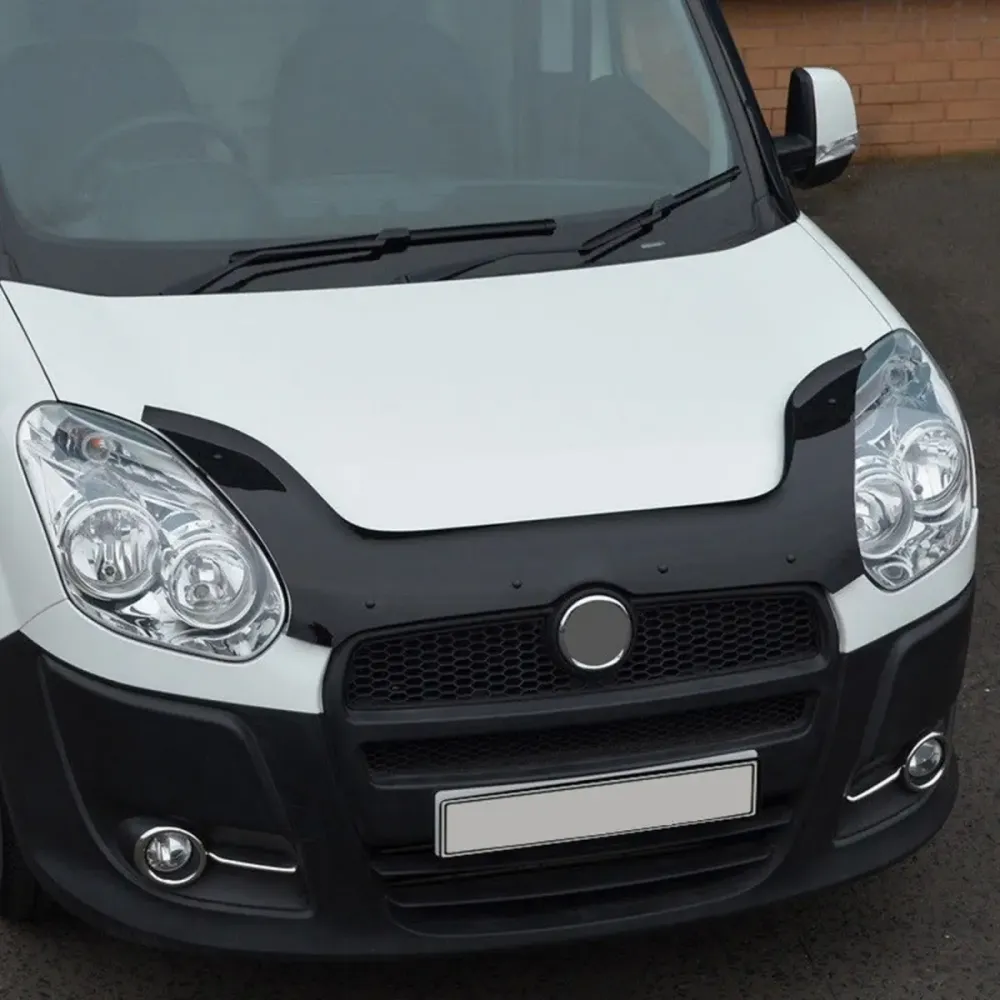 Дефлектор капота (мухобійка) для Fiat Doblo 2010-2015 / Combo 2010-2018 CappaFe