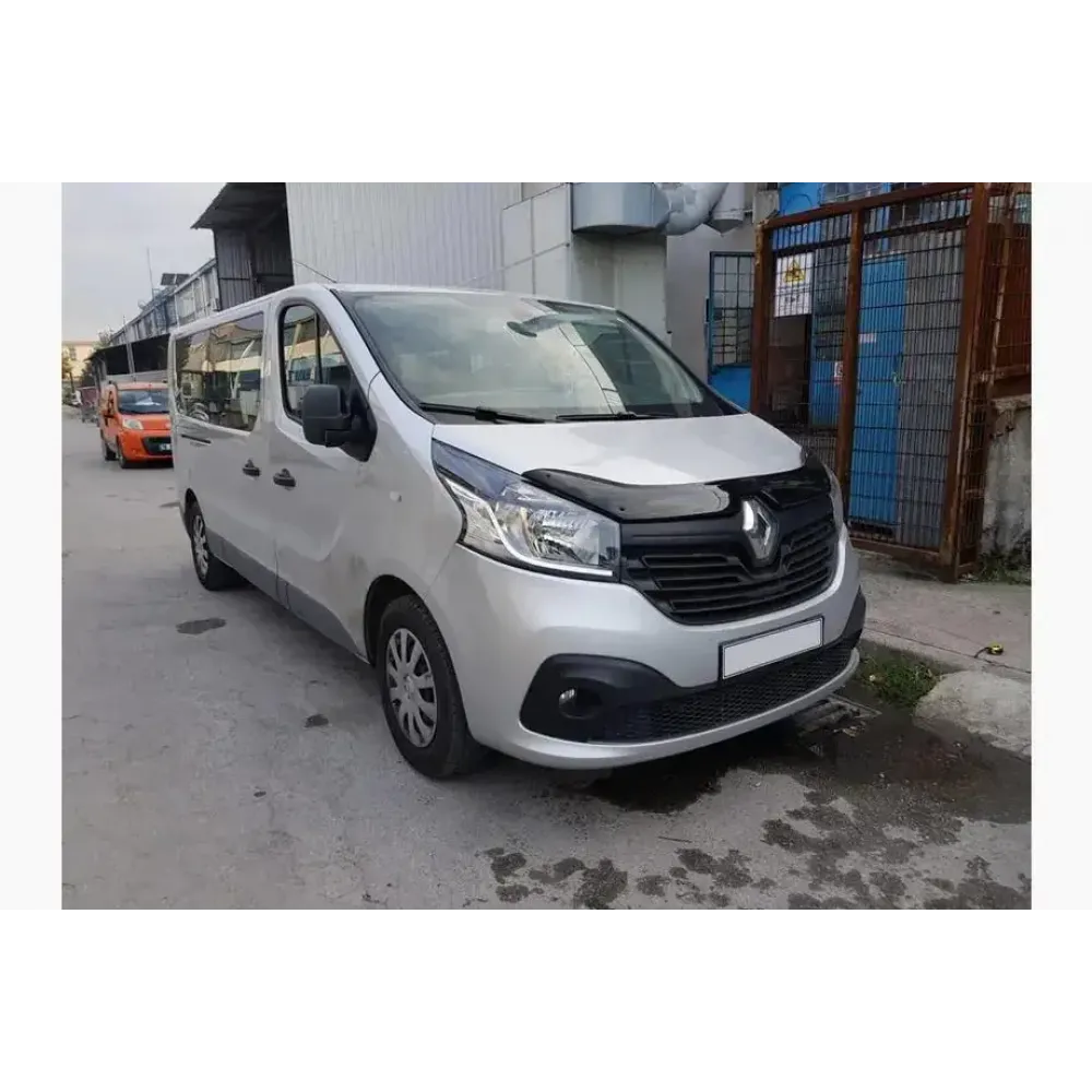 Дефлектор капота (мухобійка) для Renault Trafic 2015-(EuroCap) 