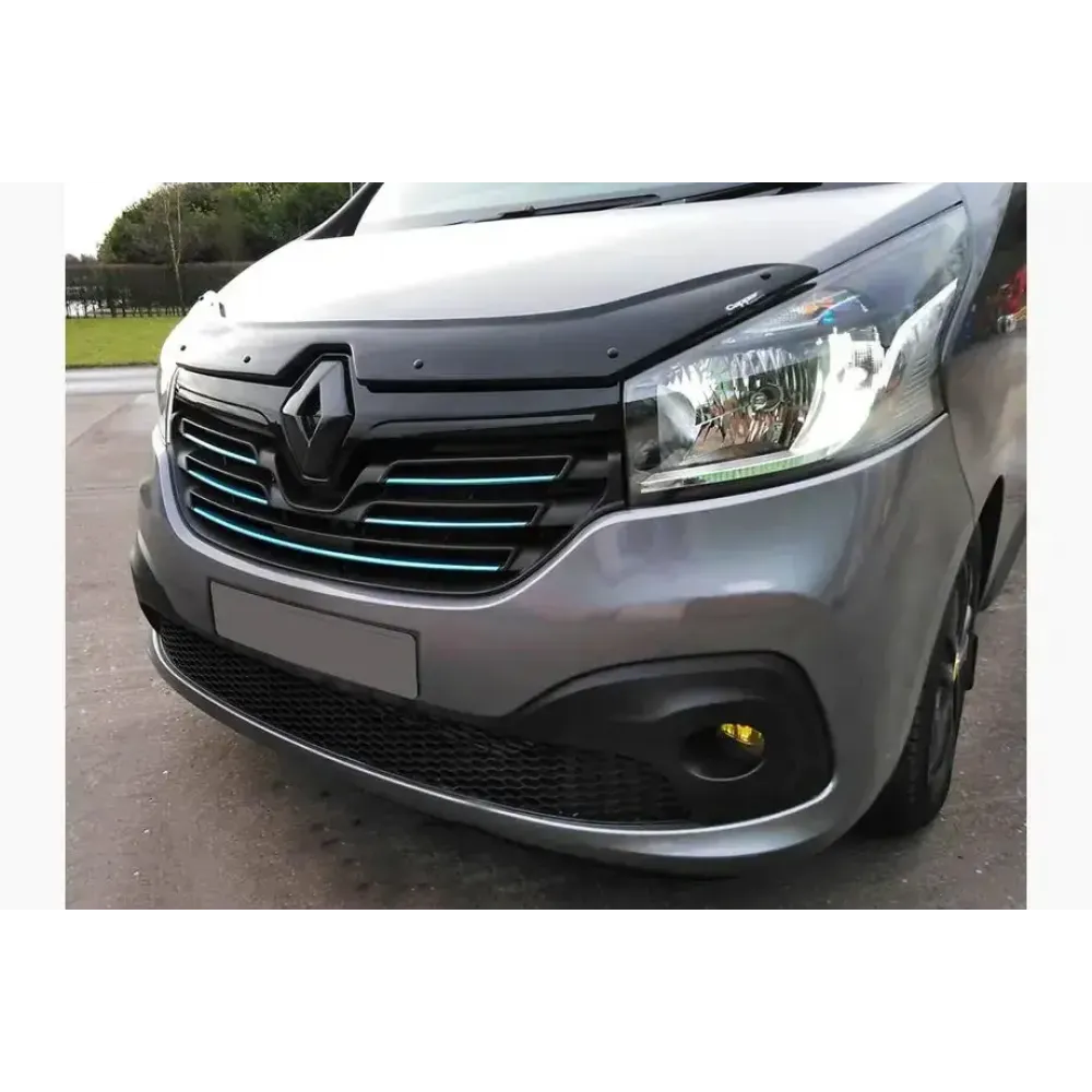 Дефлектор капота (мухобойка) для Renault Trafic 2014-2019 CappaFe