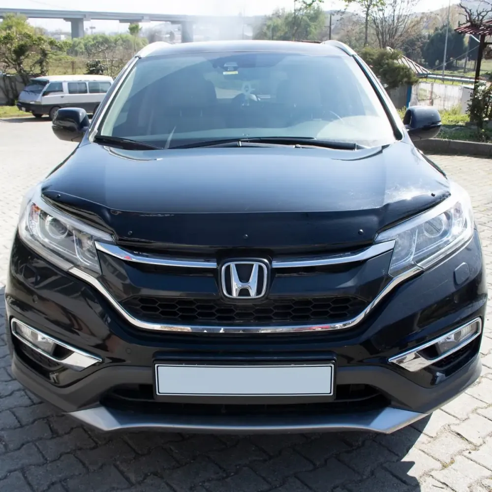 Дефлектор капота (мухобойка) для Honda CR-V 2012-2016 CappaFe
