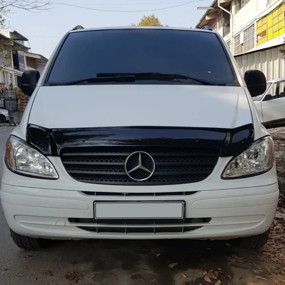 Дефлектор капота (мухобойка) для Mercedes Vito 639 2004-2015 / Viano (EuroCap) 