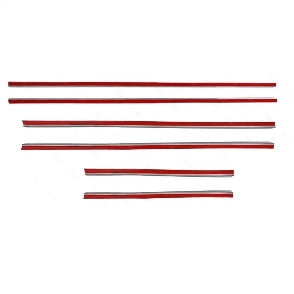 Окантовка вікон для  Mitsubishi Outlander 2008> 4шт. (TAN24)