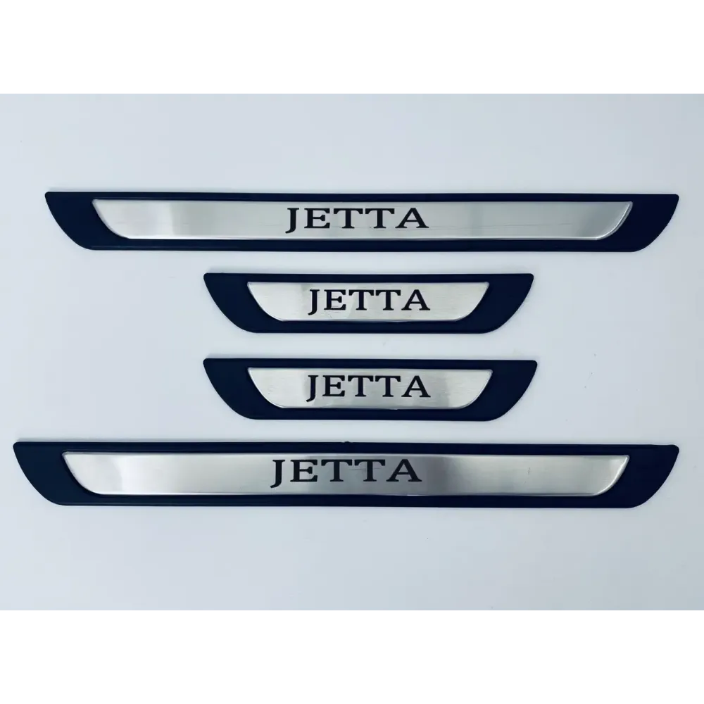 Накладки на пороги для Volkswagen Jetta (хром-пласт, 4шт) TAN24