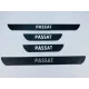 Накладки на пороги VW Passat (чорний хром-карбон) (TAN24)